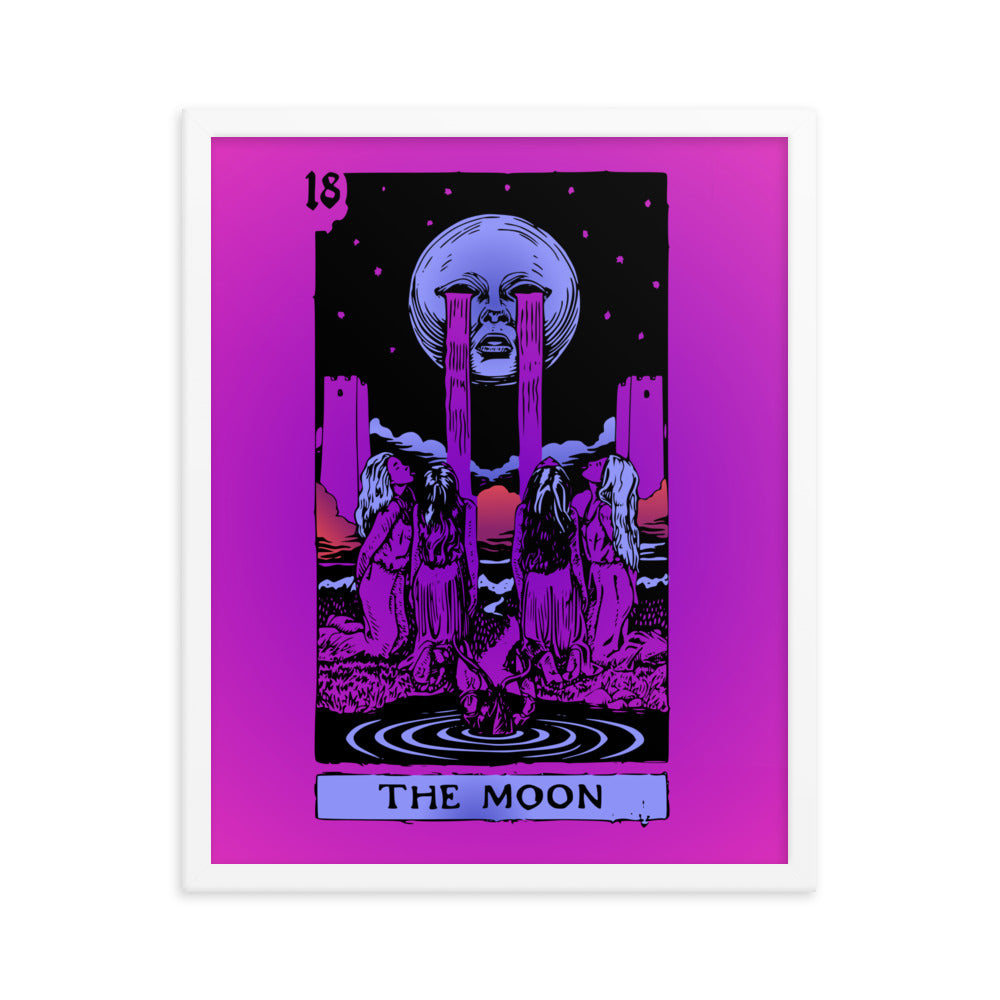 Moon - Tarot Card Framed Print