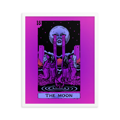 Moon - Tarot Card Framed Print