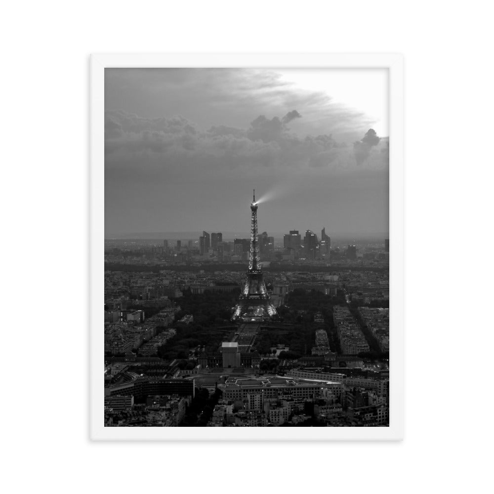 Paris Skyline Framed Print