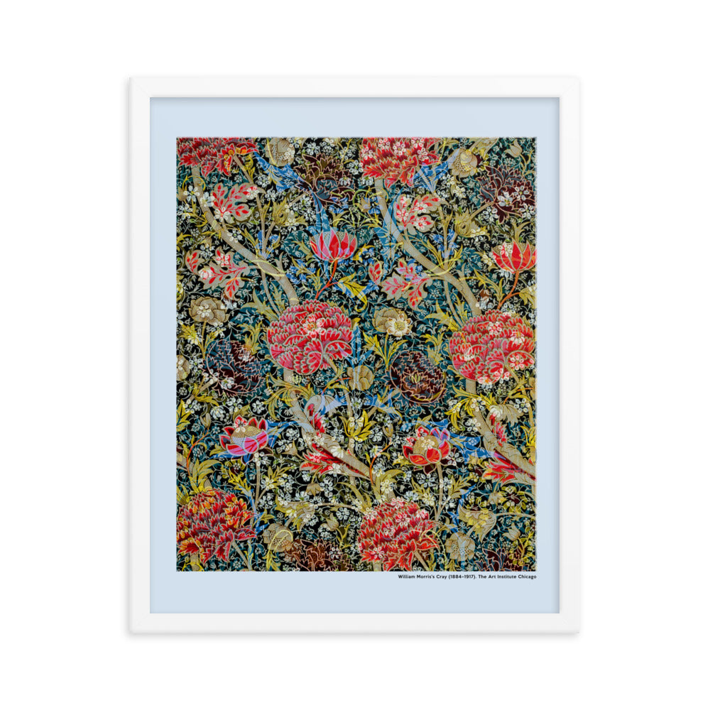 Cray - William Morris Framed Print