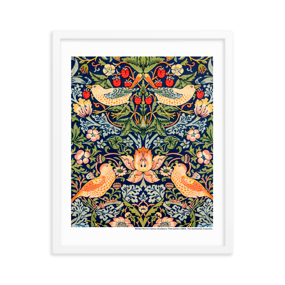 Strawberry Thief - William Morris Framed Print