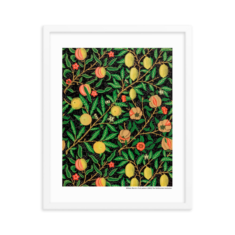 Fruit Pattern - William Morris Framed Print