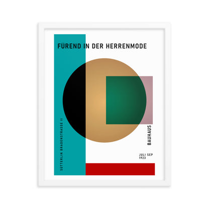 Bauhaus Spherical - Sütterlin Badenerstrasse Framed Print