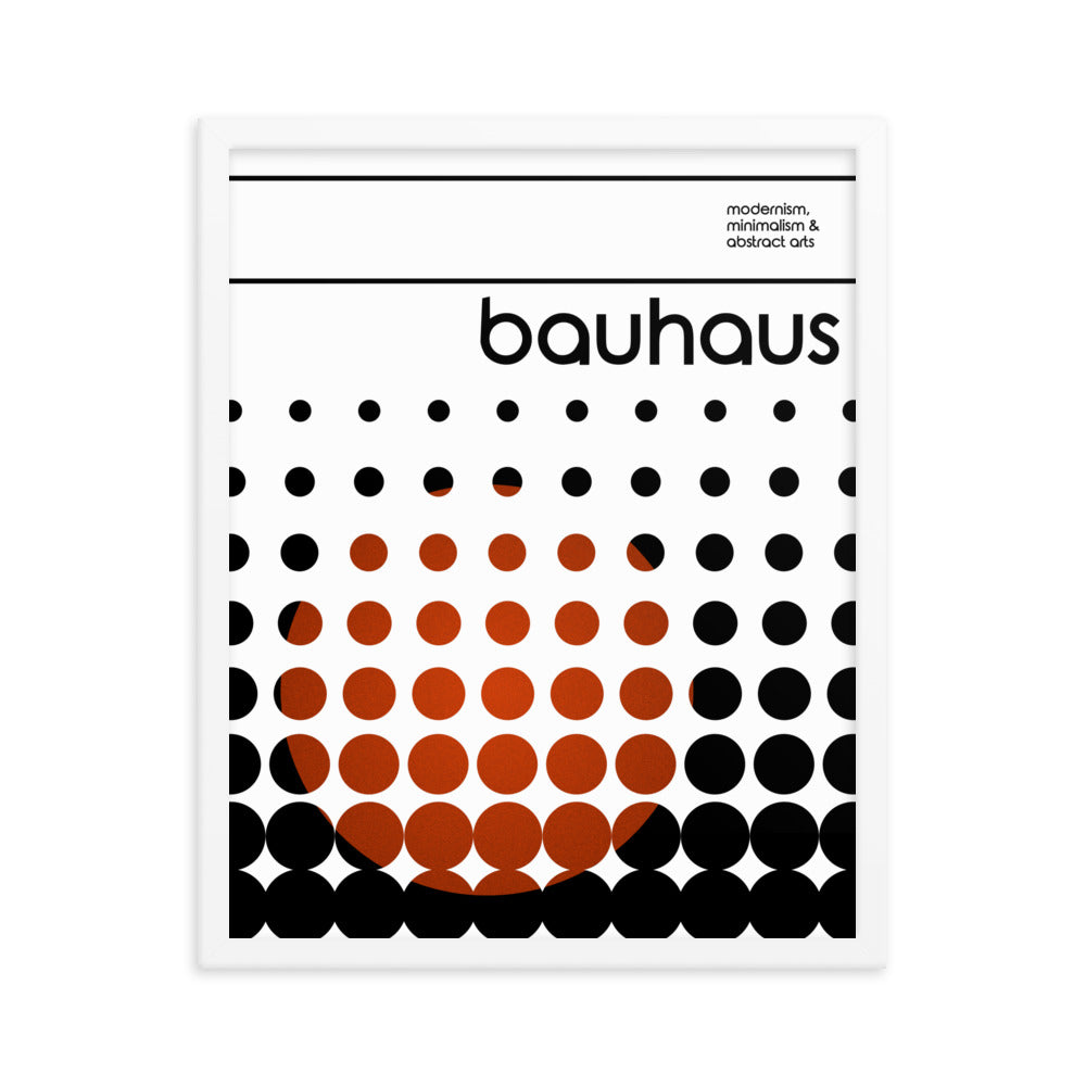 Bauhaus Transient Framed Print