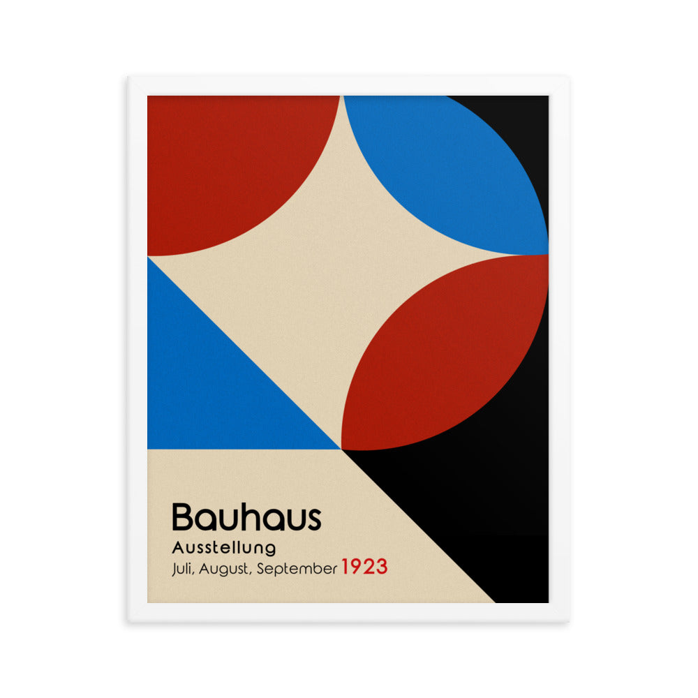 Bauhaus Shapes Framed Print