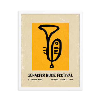 Central Park Jazz Festival 1967 Framed Print