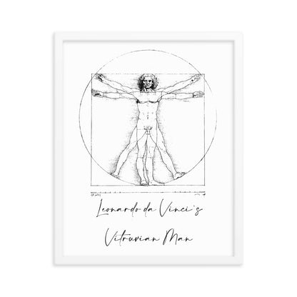Leonardo da Vinci's Vitruvian Man Framed Print