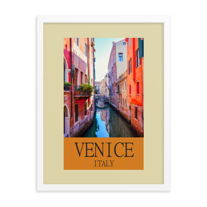 Vacation in Venice, Italy Framed Print