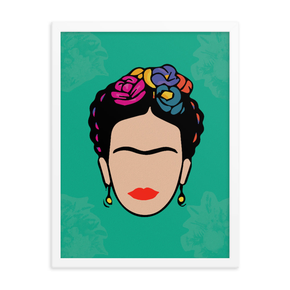 Frida in Vivid Framed Print