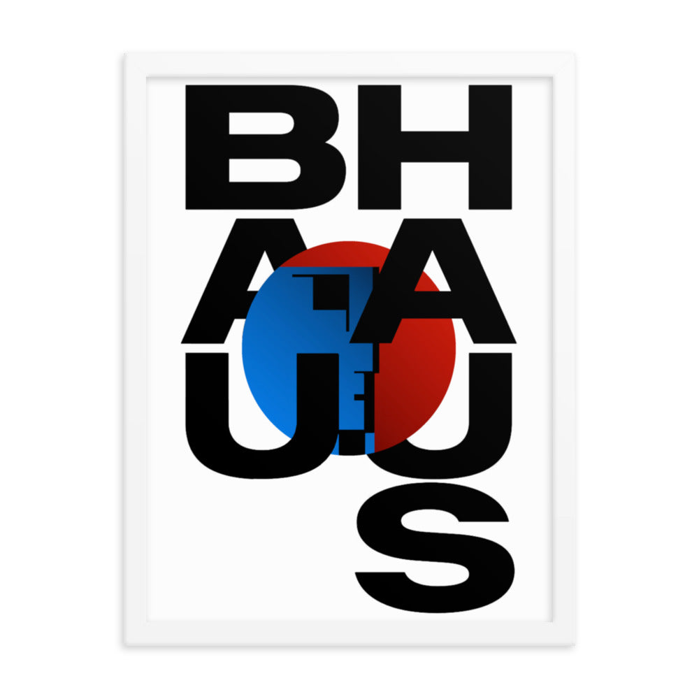 Bauhaus Bold Spot Framed Print