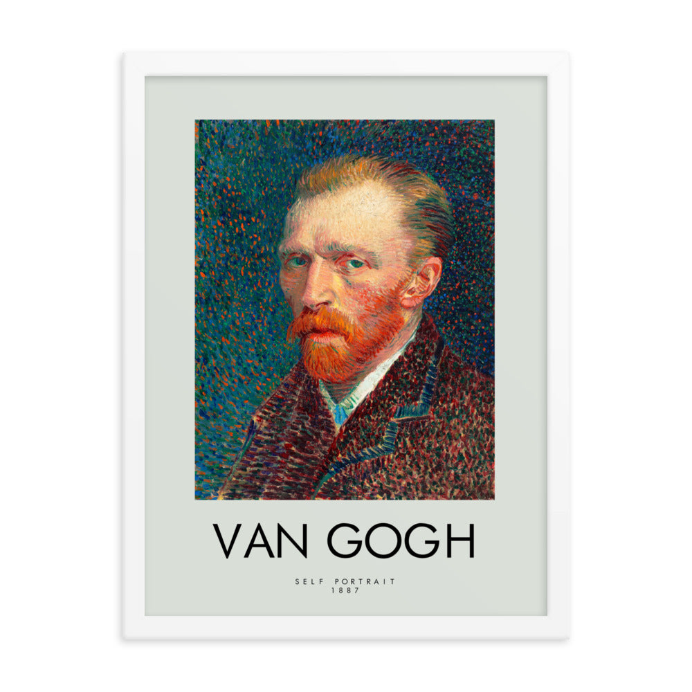 Van Gogh Self Portrait 1887 Framed Print