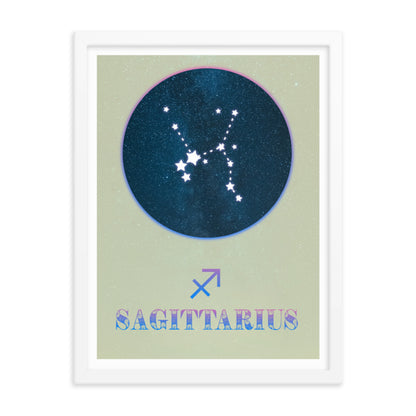 Sagittarius Zodiac Framed Print