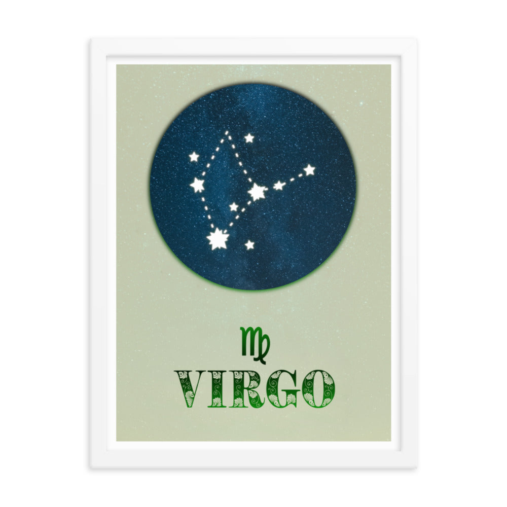 Virgo Zodiac Framed Print