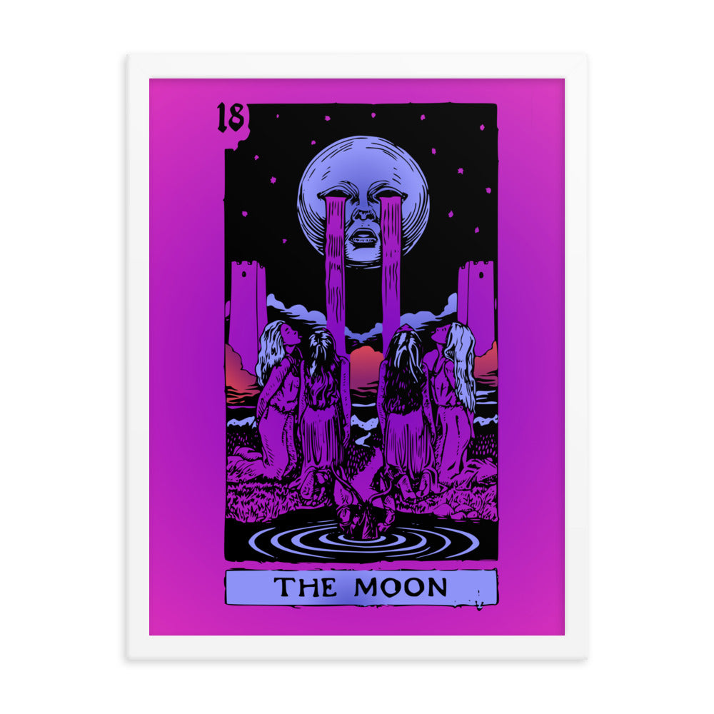 Moon - Tarot Card Framed Print