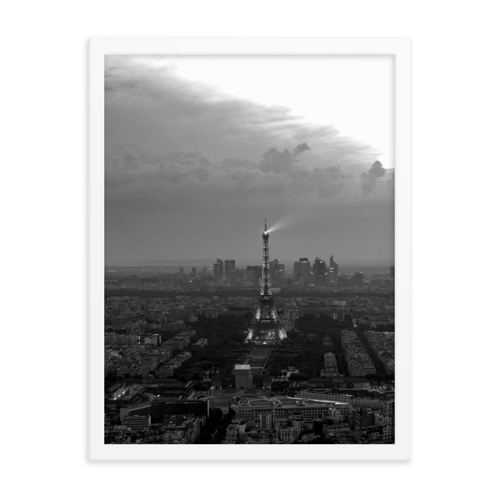 Paris Skyline Framed Print