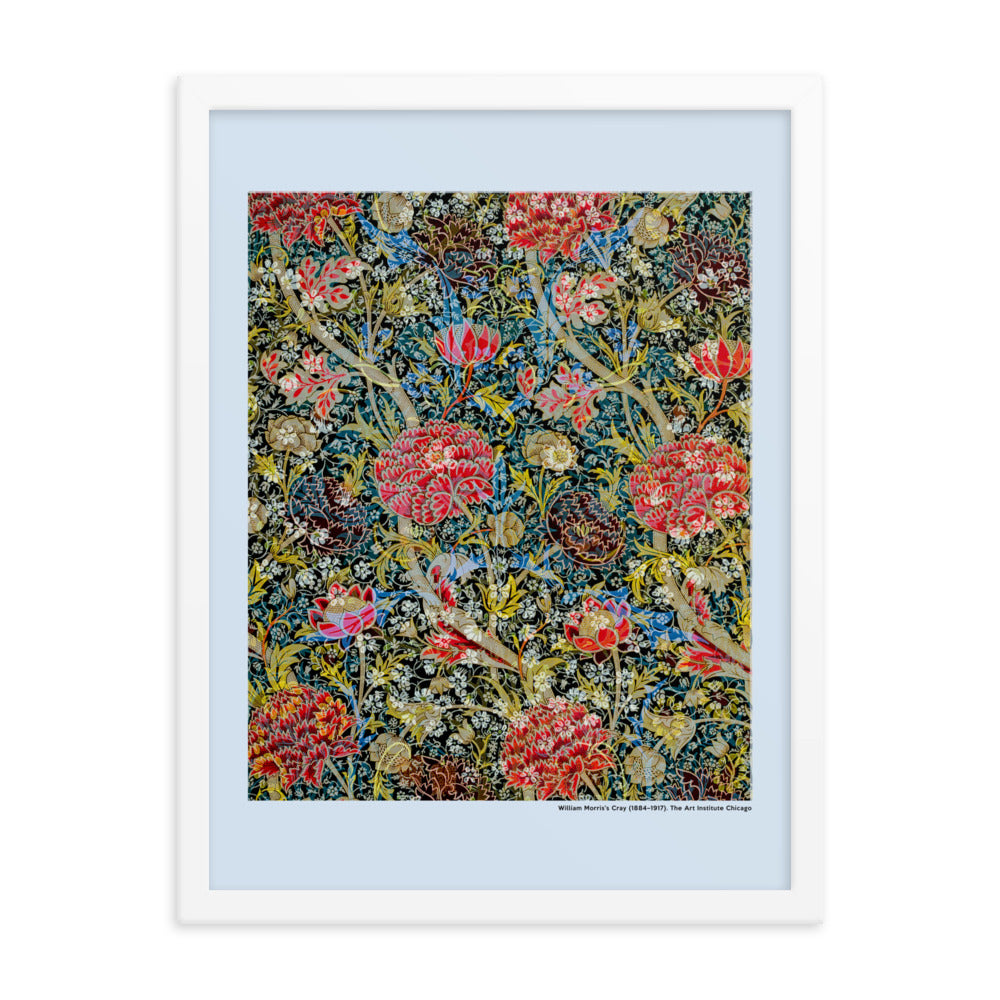 Cray - William Morris Framed Print