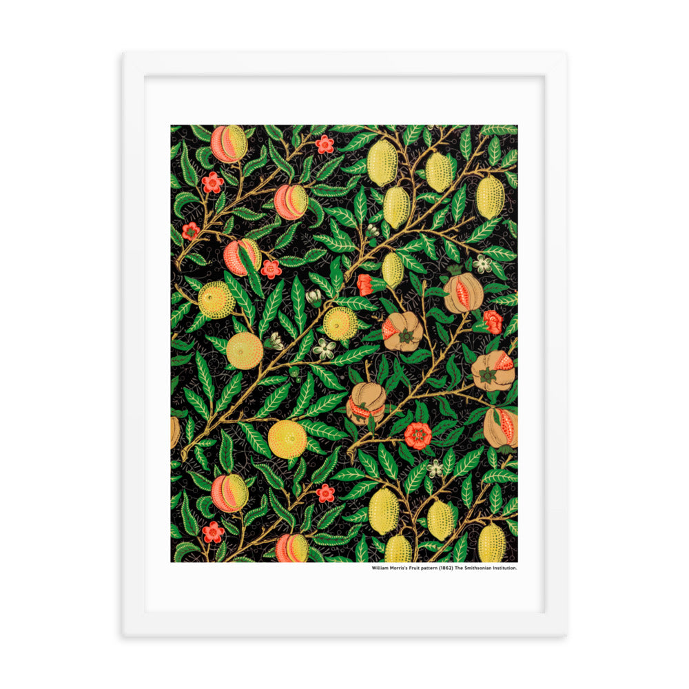 Fruit Pattern - William Morris Framed Print