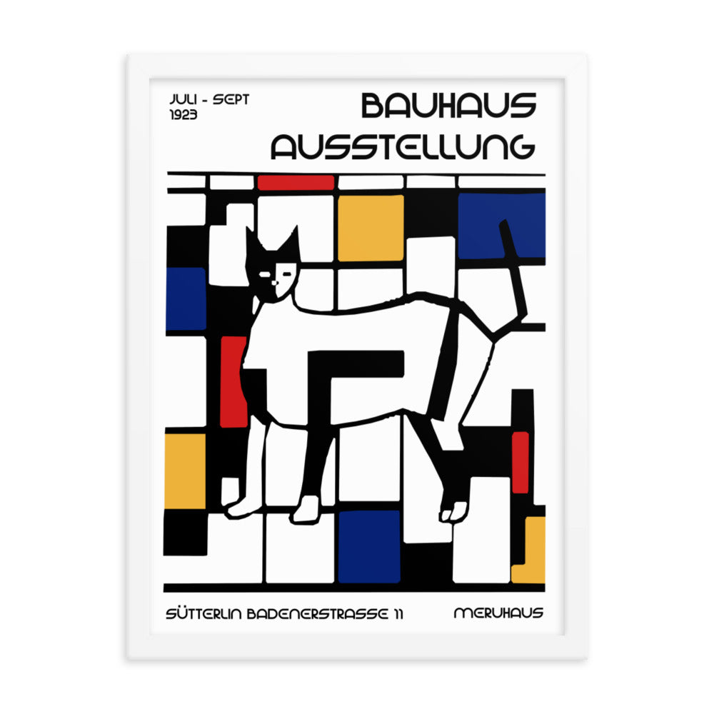 Bauhaus Austellung - Sütterlin Badenerstrasse Framed Print