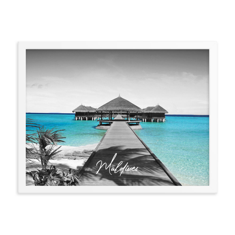 Maldives Framed Print