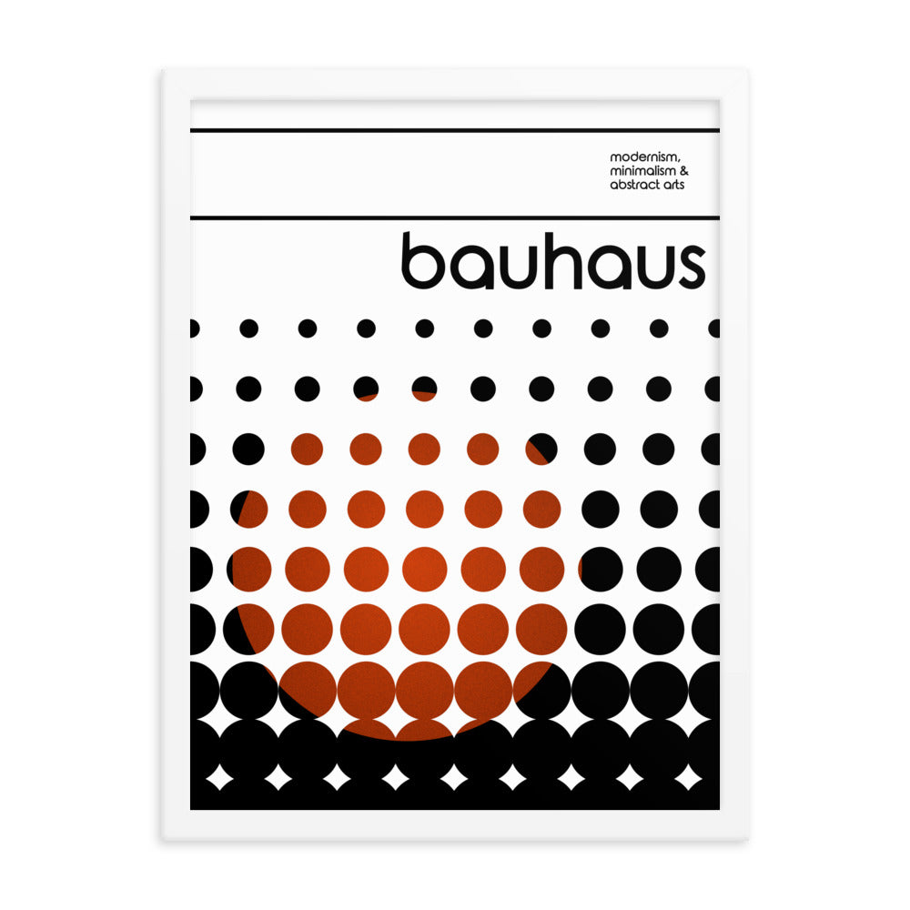 Bauhaus Transient Framed Print