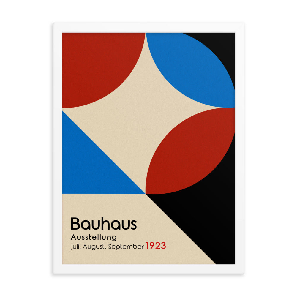 Bauhaus Shapes Framed Print