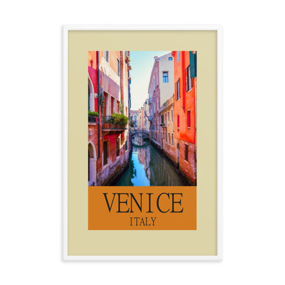 Vacation in Venice, Italy Framed Print