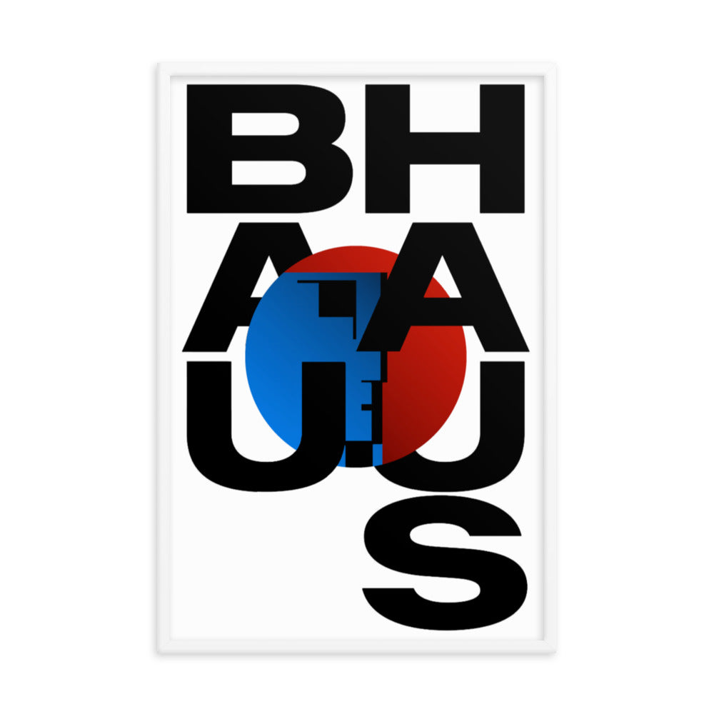 Bauhaus Bold Spot Framed Print