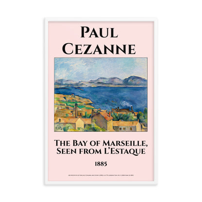 The Bay of Marseille, Seen from L’Estaque by Paul Cezanne Framed Print