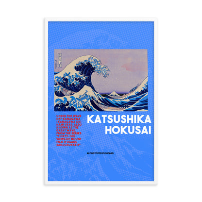 The Great Wave Off Kanagawa - Hokusai Framed poster