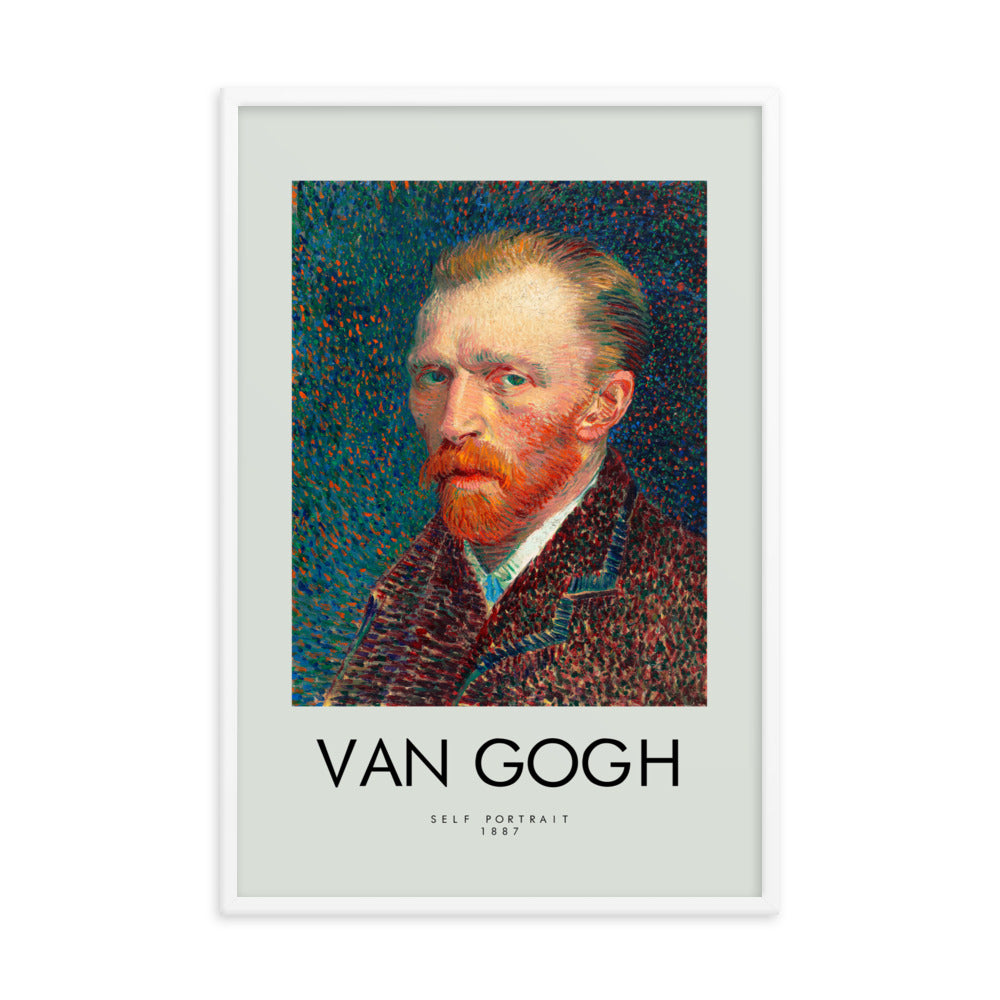 Van Gogh Self Portrait 1887 Framed Print