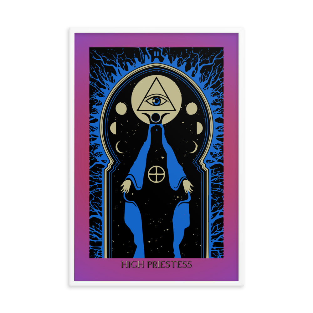 High Priestess Tarot Card Framed Print