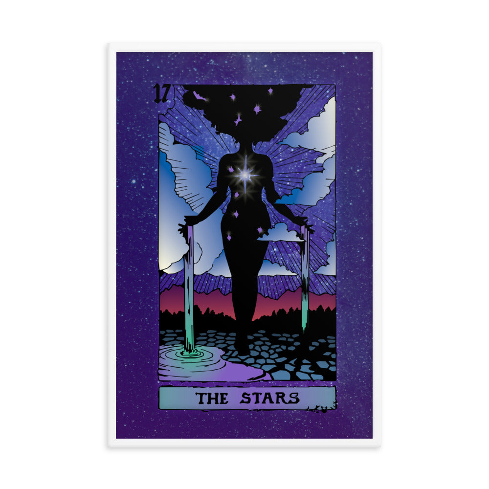 The Stars - Tarot Card Framed Print