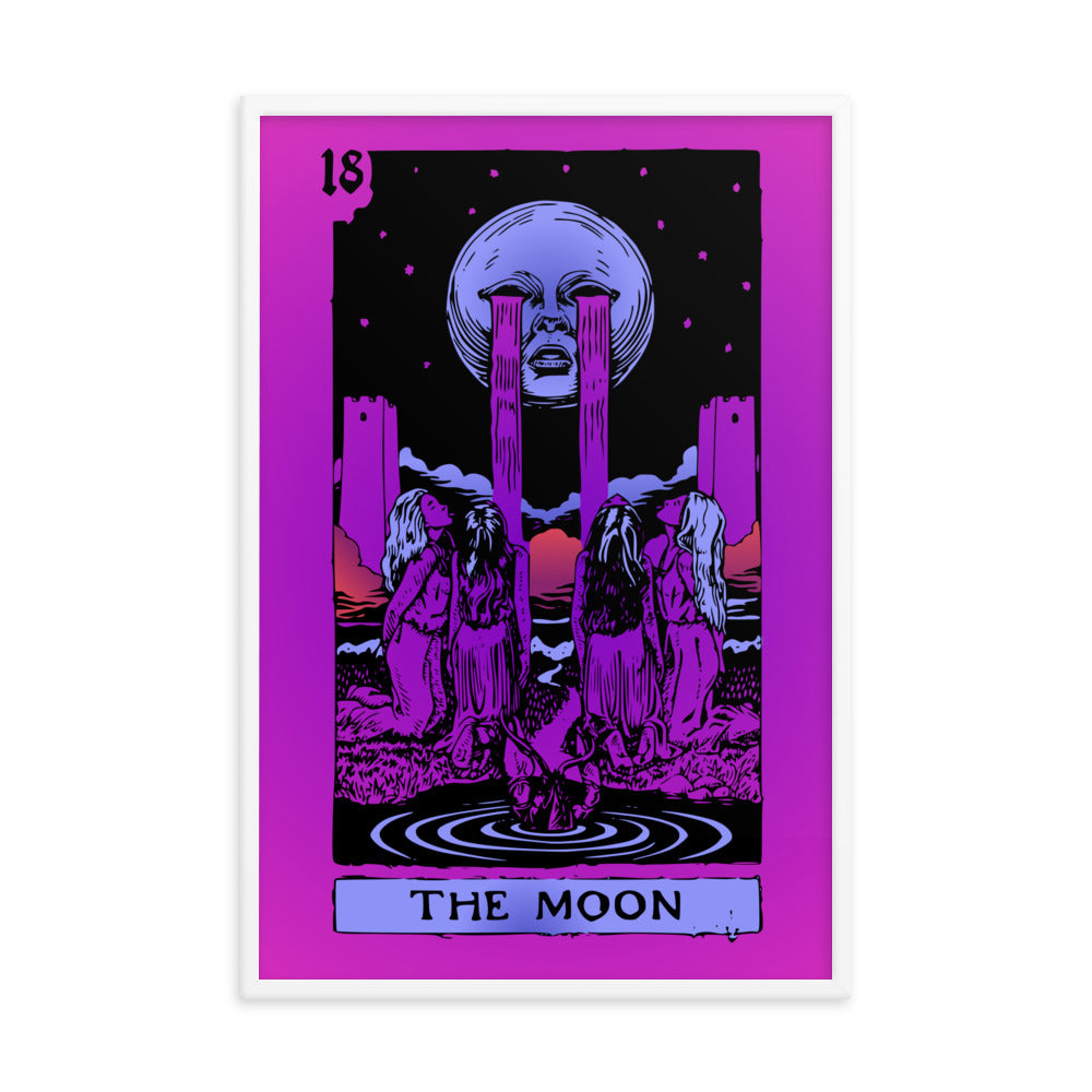 Moon - Tarot Card Framed Print