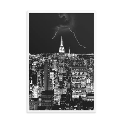New York Skyline Framed Print