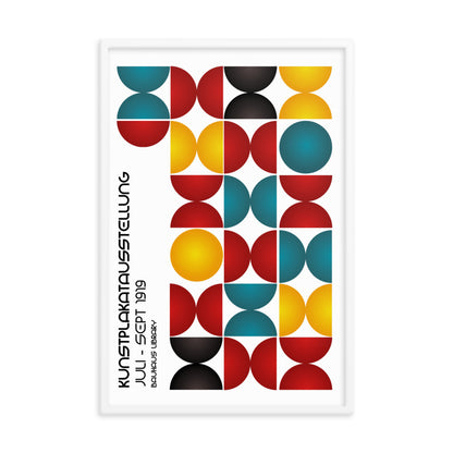 Kunstplakat Ausstellung Bauhaus Framed Print