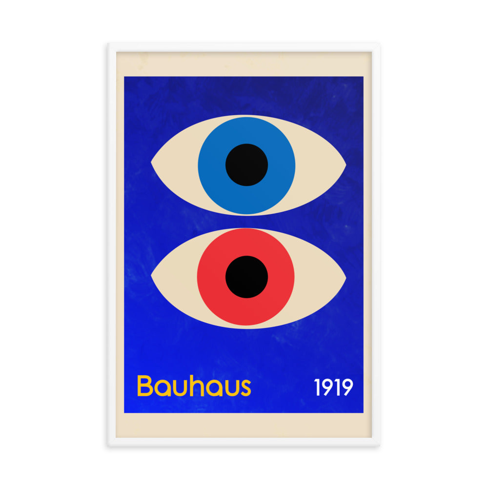 Bauhaus Eyes Framed Print