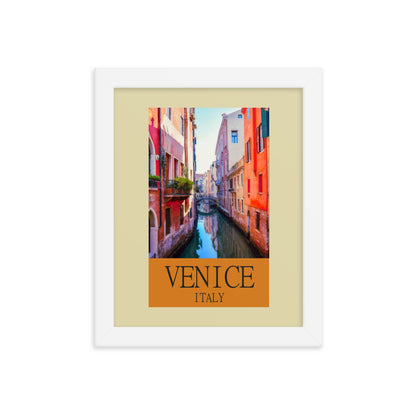 Vacation in Venice, Italy Framed Print