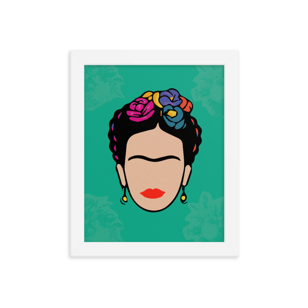 Frida in Vivid Framed Print