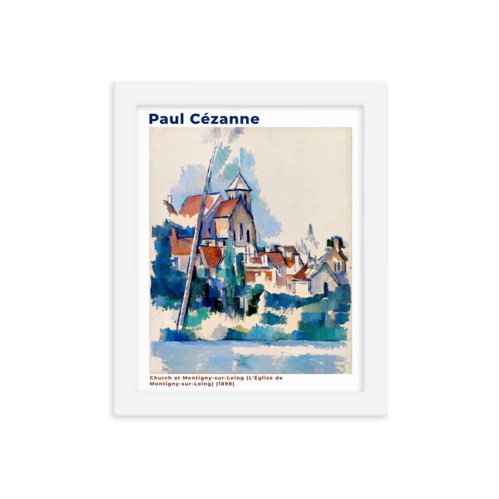 Church at Montigny-sur-Loing by Paul Cezanne Framed Print