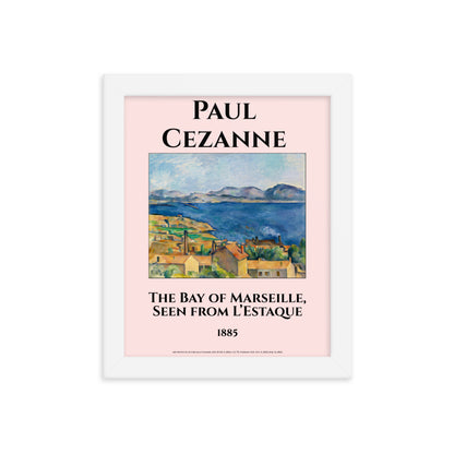 The Bay of Marseille, Seen from L’Estaque by Paul Cezanne Framed Print