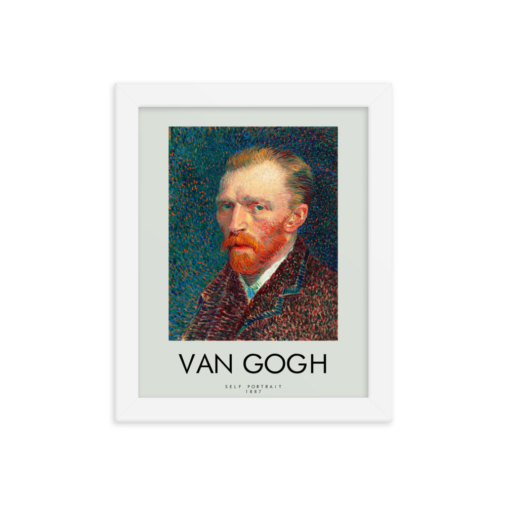 Van Gogh Self Portrait 1887 Framed Print