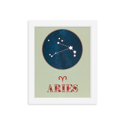 Aries Zodiac Framed Print