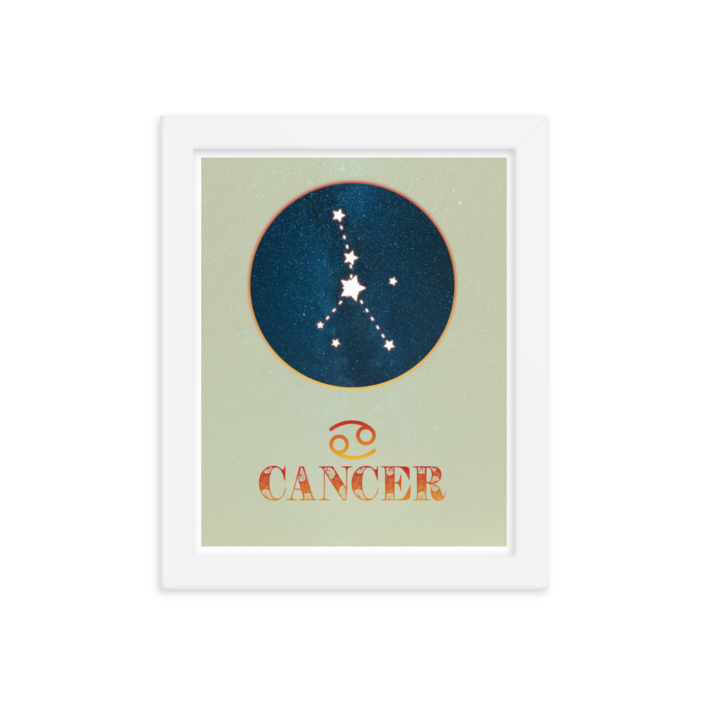 Cancer Zodiac Framed Print