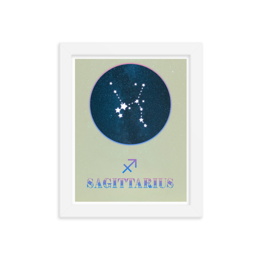 Sagittarius Zodiac Framed Print