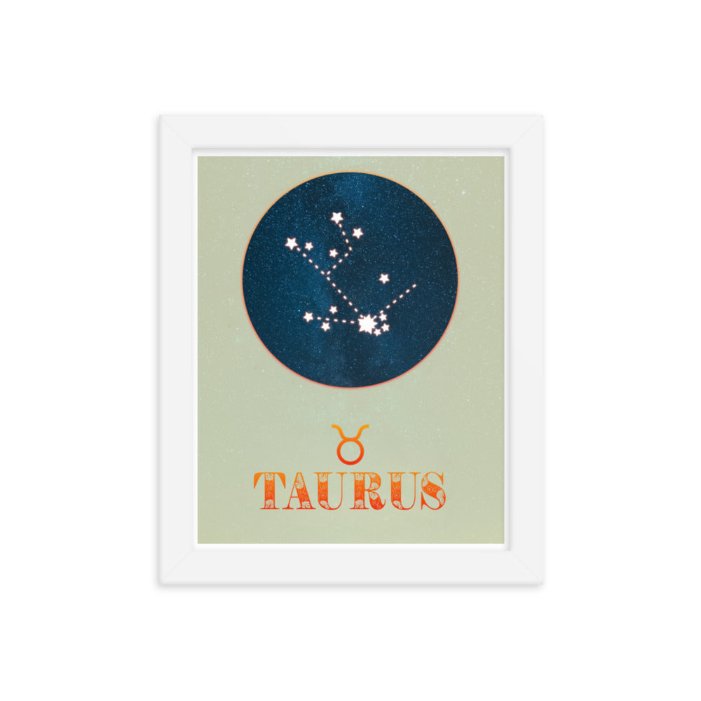 Taurus Zodiac Framed Print