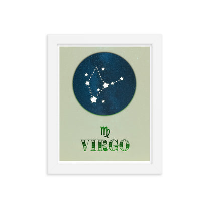 Virgo Zodiac Framed Print