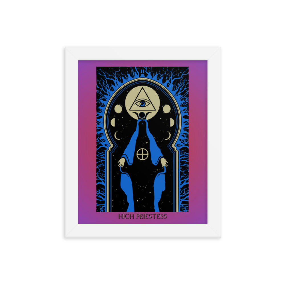 High Priestess Tarot Card Framed Print