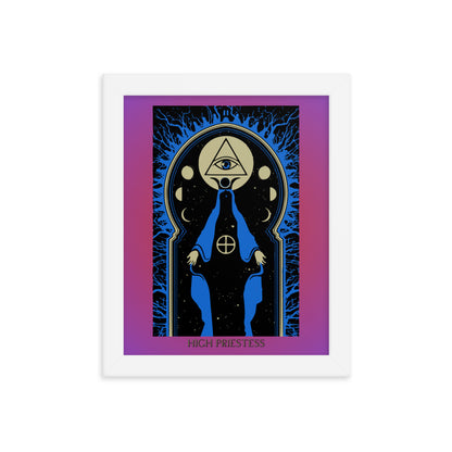 High Priestess Tarot Card Framed Print