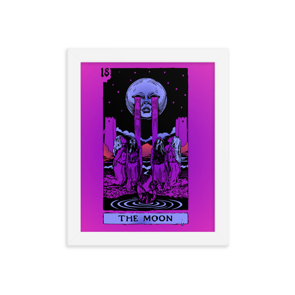 Moon - Tarot Card Framed Print