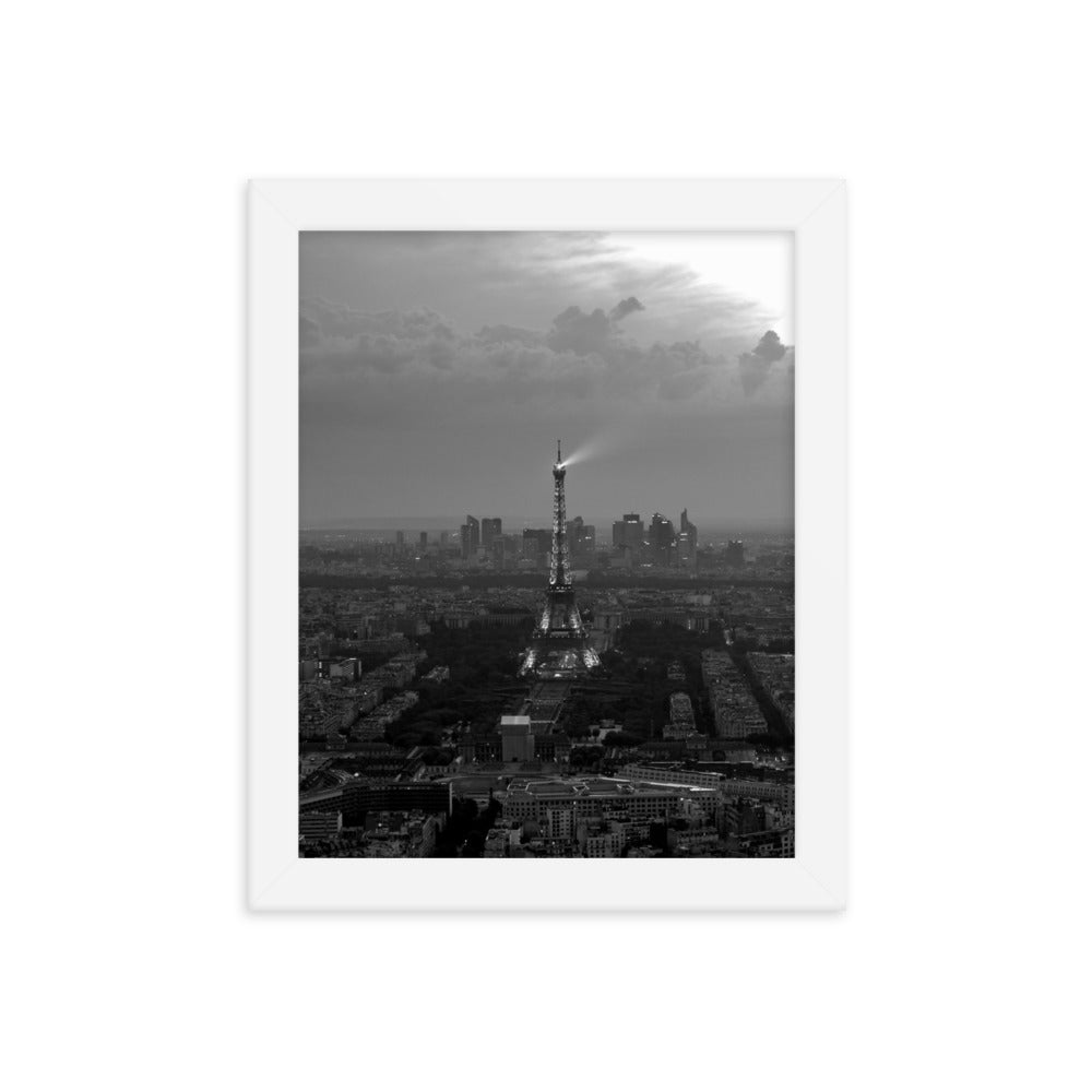 Paris Skyline Framed Print